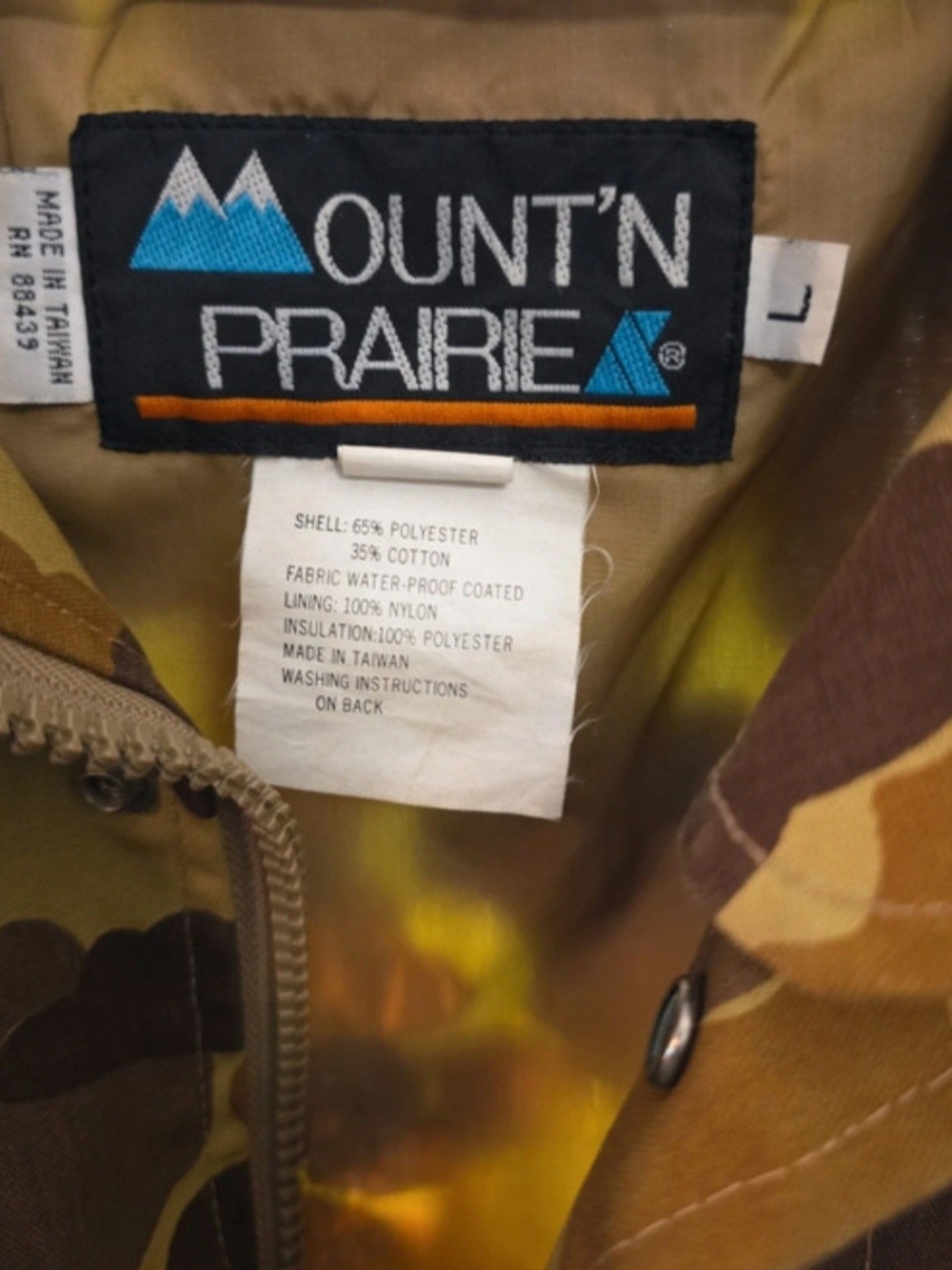 Mount'n Prairie Men's Brown Camo Field Jacket